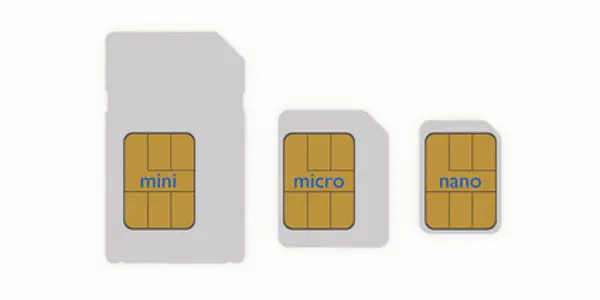nano SIM micro SIM