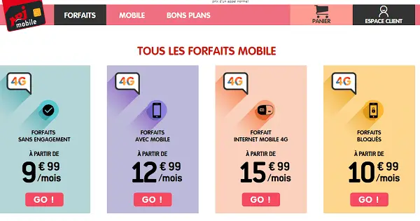 avis sur nrj mobile