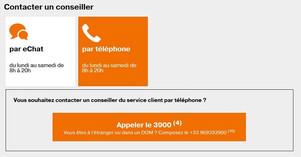 contact operateur mobile